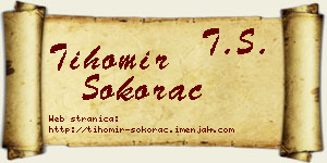 Tihomir Šokorac vizit kartica